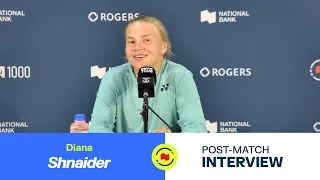 POST-MATCH PRESS CONFERENCE ROUND OF 16 DIANA SHNAIDER
