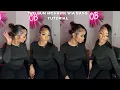 Two Bun Mohawk Bang Tutorial DETAILED TUT VOICED
