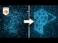 Optical Illusion Logo Reveal W Particles Blender Tutorial