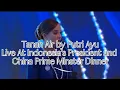 Download Lagu Tanah Air by Putri Ayu Live For Indonesia President and China Prime Minister Dinner