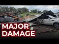 Overnight storms slam Kansas City several displaced and without power