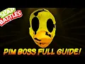 THE PIM BOSS FIGHT FULL DUNGEON GUIDE - Slap Battles Roblox