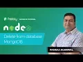 Lesson 11 Node js - Delete records from MongoDB database in Hindi
