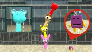 The Sprunkis Form a TOTEM to Rescue the Little One (GMOD) [NEXTBOT]