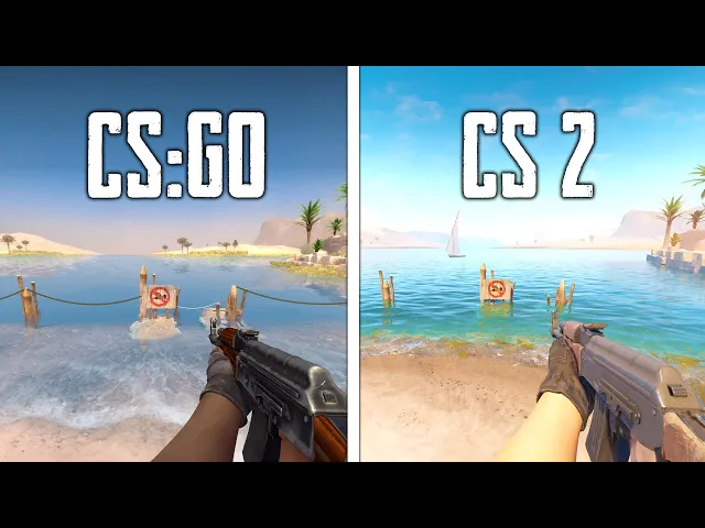 Anubis Map Old vs. New in Counter Strike 2!