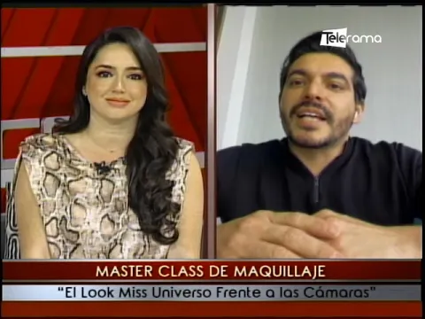 Master Class de Maquillaje El Look Miss Universo Frente a las Cámaras