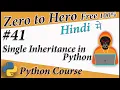 Inheritance in Python OOP Single Inheritance Python Free tutorial Death Code