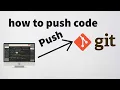 GIT - How to push code to git remote repository github tutorial