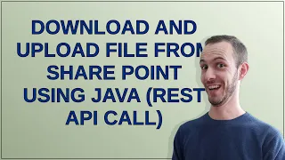 Sharepoint Download and upload file from share point using Java Rest API call