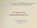 Control flow statements in c programming