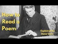 How to Analyze a Poem a close reading of W B Yeats poem Lake Isle of Innisfree