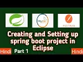 Creating and setting up spring boot project in Eclipse IDE Spring boot with MySql in HINDI