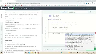 HackerRank Java Strings Introduction DSA Problem Solution in Hindi