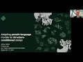 Adapting protein language models for structure-conditioned design