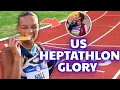 Download Lagu Anna Hall sluit zich aan bij Jackie Joyner-Kersee als Amerikaans wereldkampioen zevenkamp
