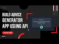 Frontend Mentor Challenge Build Advice Generator App