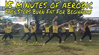 Download 15 minutes Aerobics burns fat quickly very easily for beginners l Fesya Sahara Aerobics Class MP3
