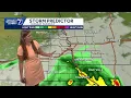 Some shower chances south of Omaha tomorrow morning