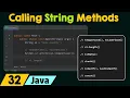 Calling String Methods in Java