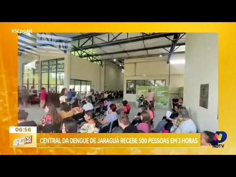 Central da dengue em Jaraguá do Sul: sucesso de atendimento em poucas horas