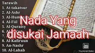 imam tarawih pemula bacalah urutan surat pendek ini