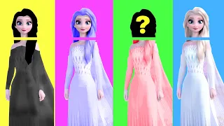 UNBOXING DIY PAPER SURPRISE GAME ELSA RAPUNZEL LADYBUG