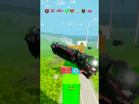 Cars Jumping Competition 🔥 #beamngdrive
