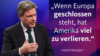 Robert Habeck über Donald Trump, die deutsche Wirtschaftskrise und den Fall Gelbhaar | maischberger