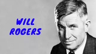 History Brief Will Rogers