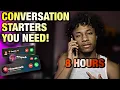 TOP Conversation starters YOU NEED