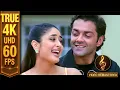 Meri Zindagi Mein Ajnabee Ka - 4K 60FPS Full Video Song | Ajnabee | Kareena Kapoor, Bobby Deol
