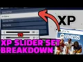 PLAYER XP SLIDER SET BREAKDOWN - College Football 25