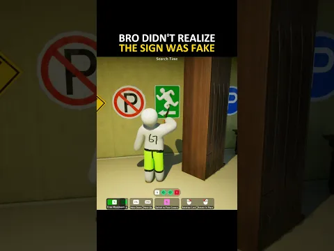 He actually fell for the fake sign - Meccha Chameleon