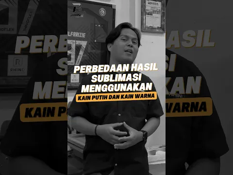 Jangan asal asalan! ini dia perbedaan sublimasi menggunakan kain putih dan kain yang berwarna!