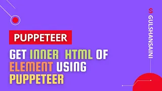 How to get innerHTML of element using Puppeteer