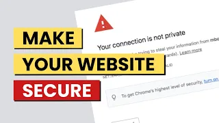 How to Fix Not Secure Website Warning Install