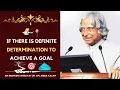 Lagu If there is a definite determination to achieve a goal | Dr. APJ Abdul Kalam speech |