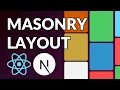 Masonry Layout in React Next js SSR Dynamic Grids