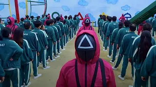 لعبة اللي بيكسب فيها بيبقى غني واللي بيخسر بيتقتل ملخص مسلسل لعبة الحبار الجزء الأول 