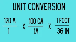 Unit Conversion with Multiple Conversion Factors