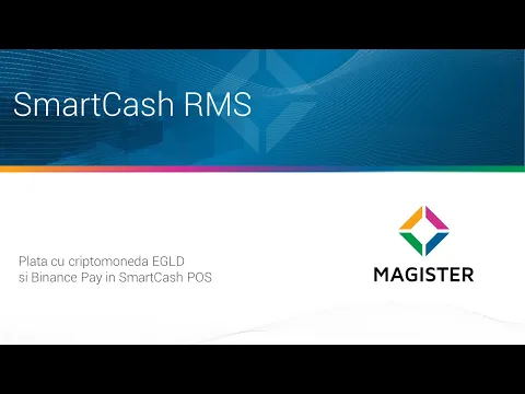 Plata cu criptomoneda EGLD si Binance Pay in SmartCash POS