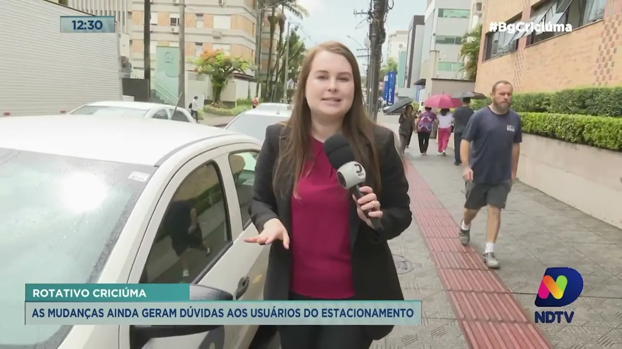 Funcionamento do novo estacionamento rotativo de Criciúma ainda geram dúvidas na população