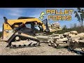 CAT skid steer pallet forks