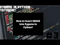 How to insert an Image into Pygame Python Speed Coding