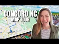 The FASTEST-GROWING City Near Charlotte Living in Concord NC Full Map Tour Charlotte NC Suburbs