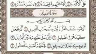       سورة الفيل   سماع وقراءة   الشيخ عبد الباسط عبد الصمد دندنها