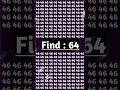 Find out 64 number