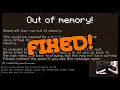 MineCraft Out Of Memory Error Could Not Reserve Enough Space For Object Heap Error Crash On Load