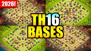 NEW BEST TH16 Base Layouts 2026 Clashiversary Edition Links clash of clans
