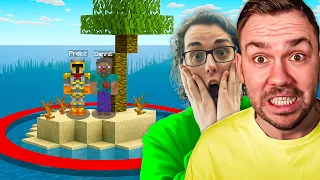 Minecraft, men vi er strandet på en øde øy